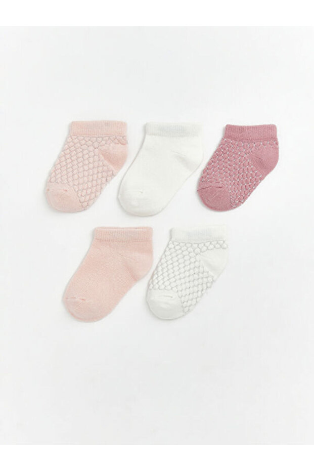 I Baby Girl Booties Socks 5-Pack from Freezen Store