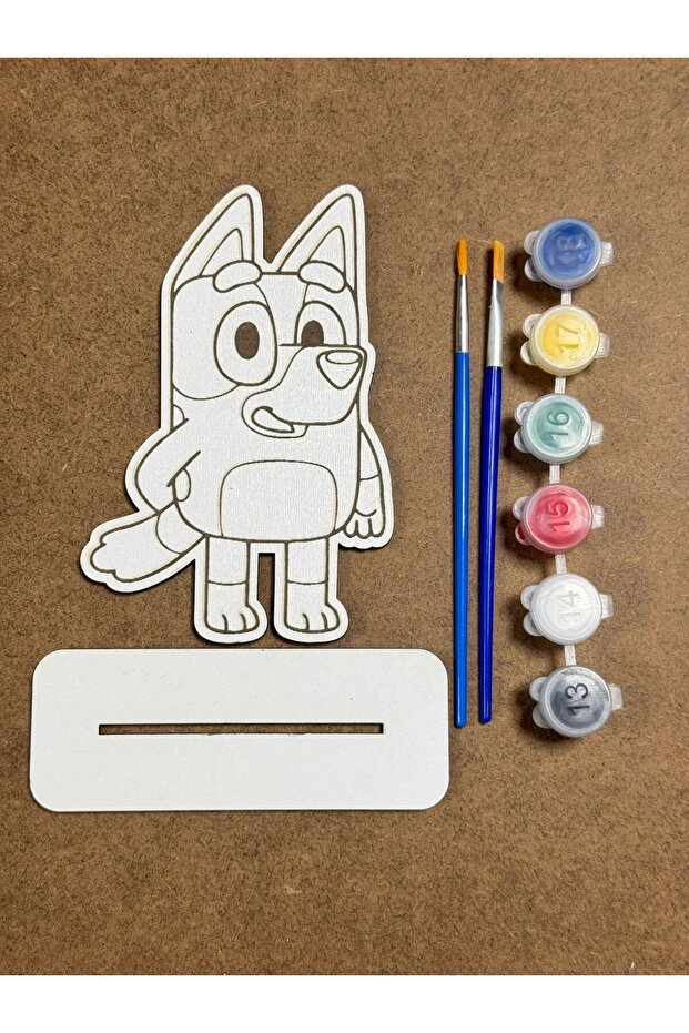 Bluey Boyama Seti Mdf Ahşap - 2