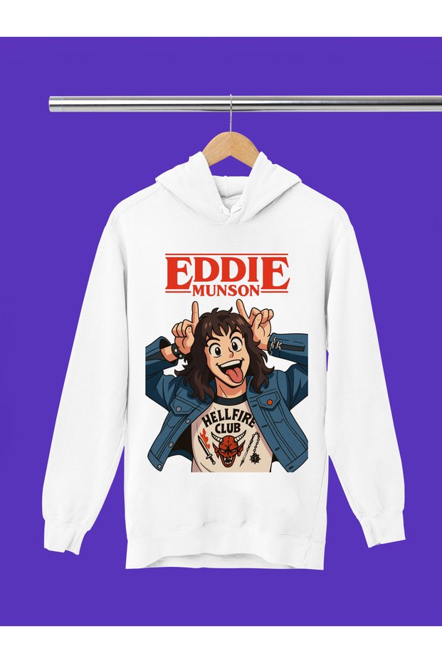 Stranger Things Printed 3-Yarn Quality Soft Texture Kids' Hooded Sweatshirt