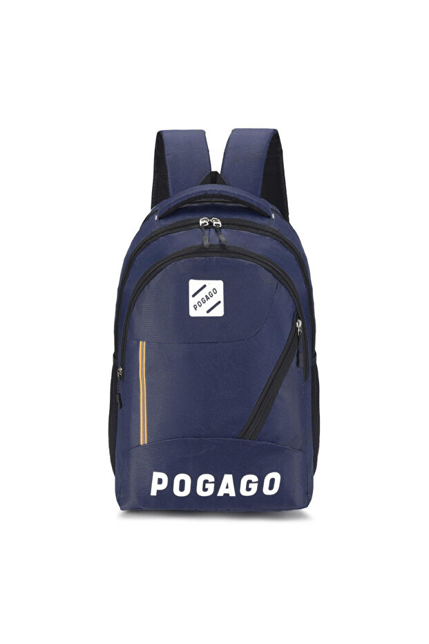 14 Inch Laptop Backpack for School & College Polyester Backpack with 4 Compartments & Bottle Pockets