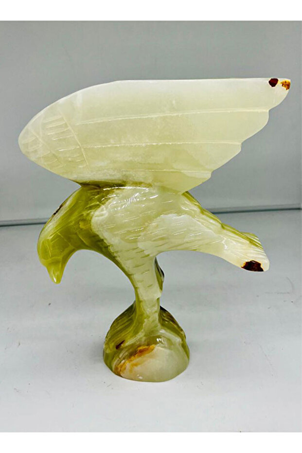 Onyx Marble Eagle – 12-Inch Decorative Figurine