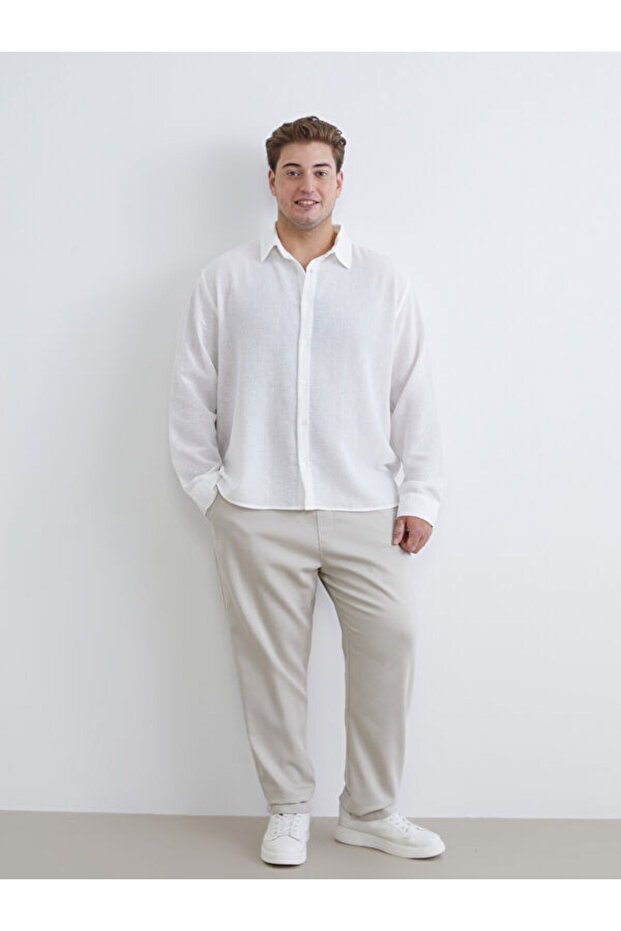 Sparkling Choices from Shining Store Slim Fit Dobby Men's Trousers