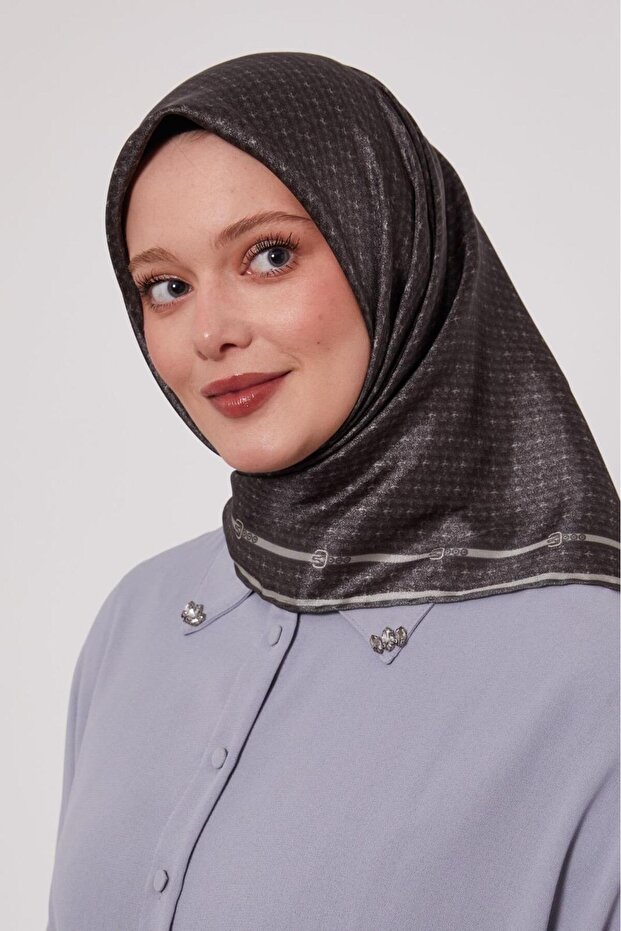 وشاح كريستال - 06128 رمادي-11