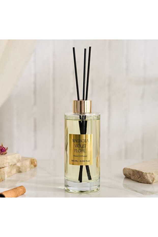 Evode Magnolia Violet Floral Reed Diffuser - 180 ml - 5