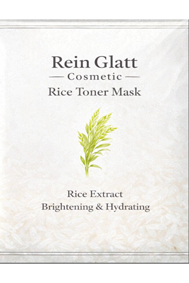 Rein Glatt Rice Toner Clay Mask – Bright Appearance & Smooth Skin Effect
