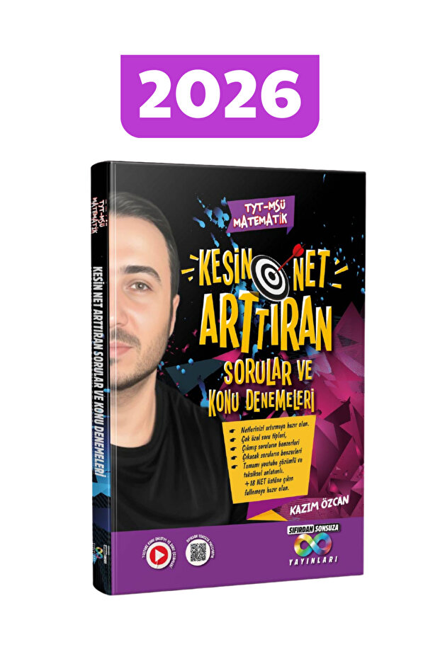 Sıfırdan Sonsuza Matematik 2026 Kesin Net Arttıran Sorular ve Konu Denemeleri - TYT Matematik