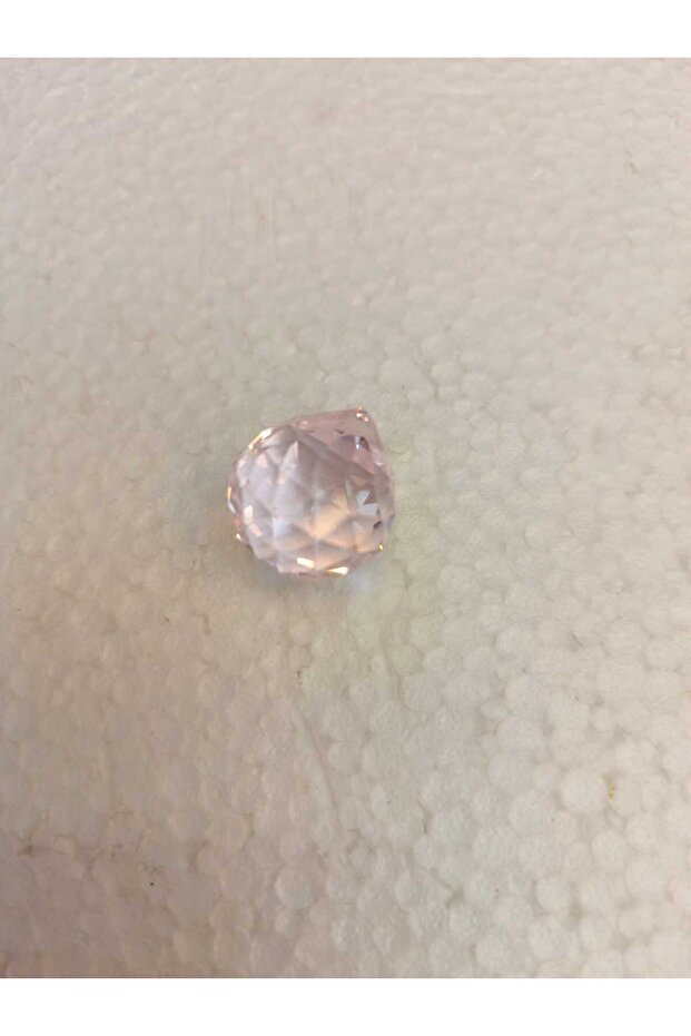 20 MM Pembe Top Avize Taşı 5 Adet - 5