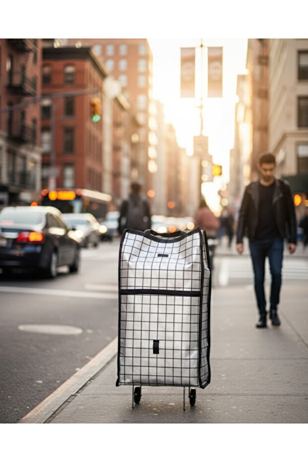 حقيبة تسوق متعددة الأغراض قابلة للطي بعجلات - ليسينا - 1