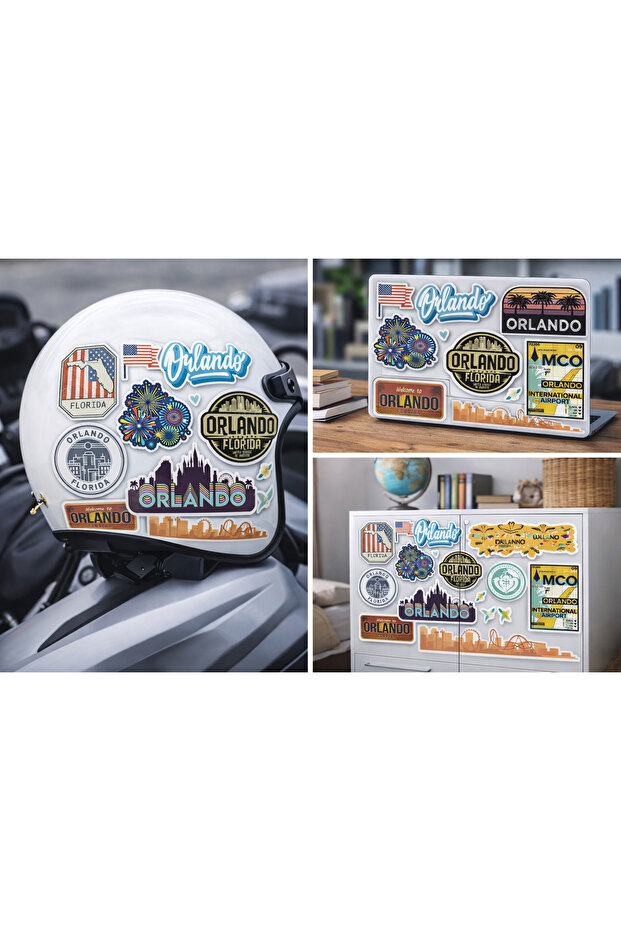 Orlando Sticker Set | Florida Usa Themed Stickers