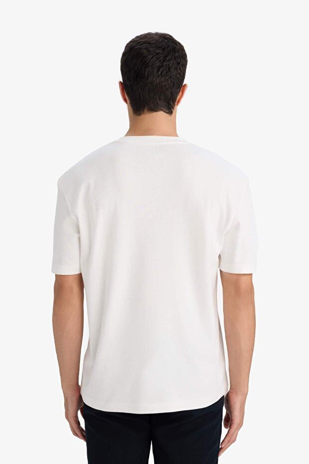 %100 Pamuk Basic Tişört E7961AX26SP - 5