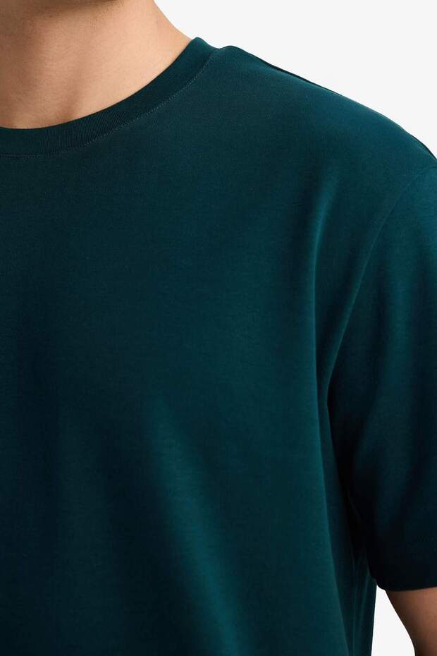 %100 Pamuk Basic Tişört E7961AX26SP - 4