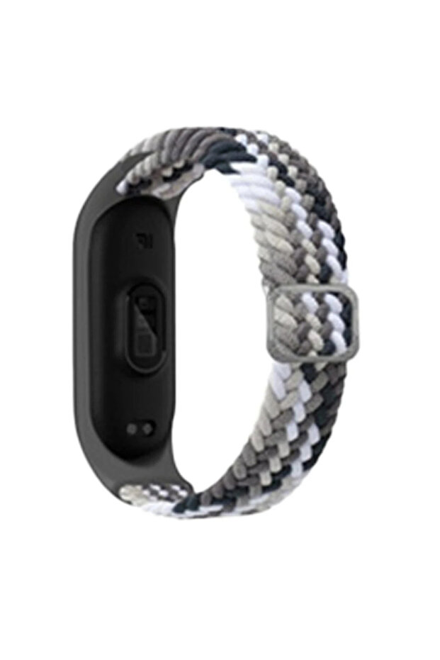 استيراد مي® حزام Mi Band 4 - رمادي-أسود