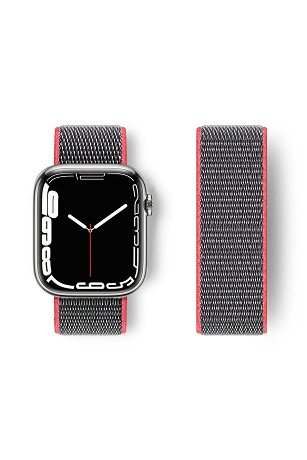 مي للواردات ®   حزام ساعة شبكي بطول 38 ملم - وردي