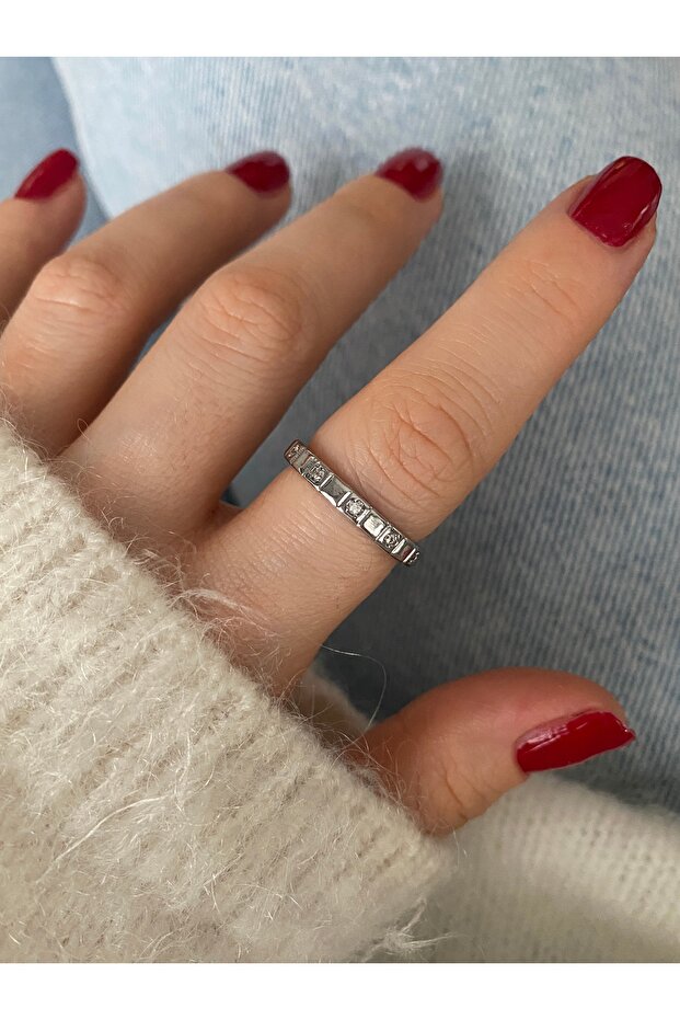 Limited Edition - Single Stone Minimal Bottom Adjustable Women's Ring