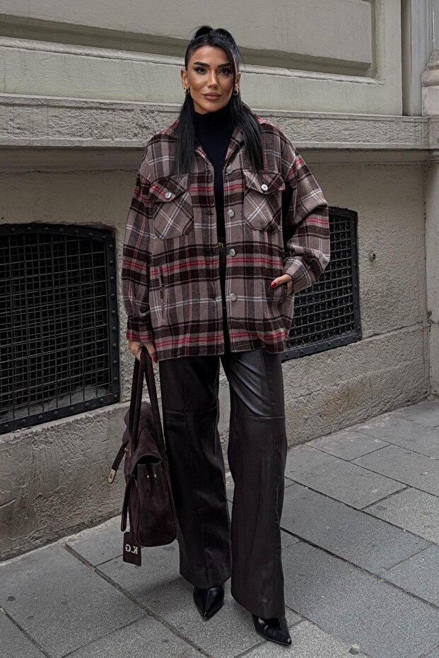 سترة قميص منقوشة 6192 - 2