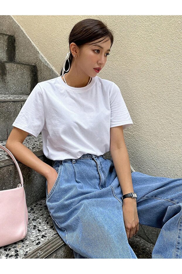 تي شيرت برقبة دائرية - 1