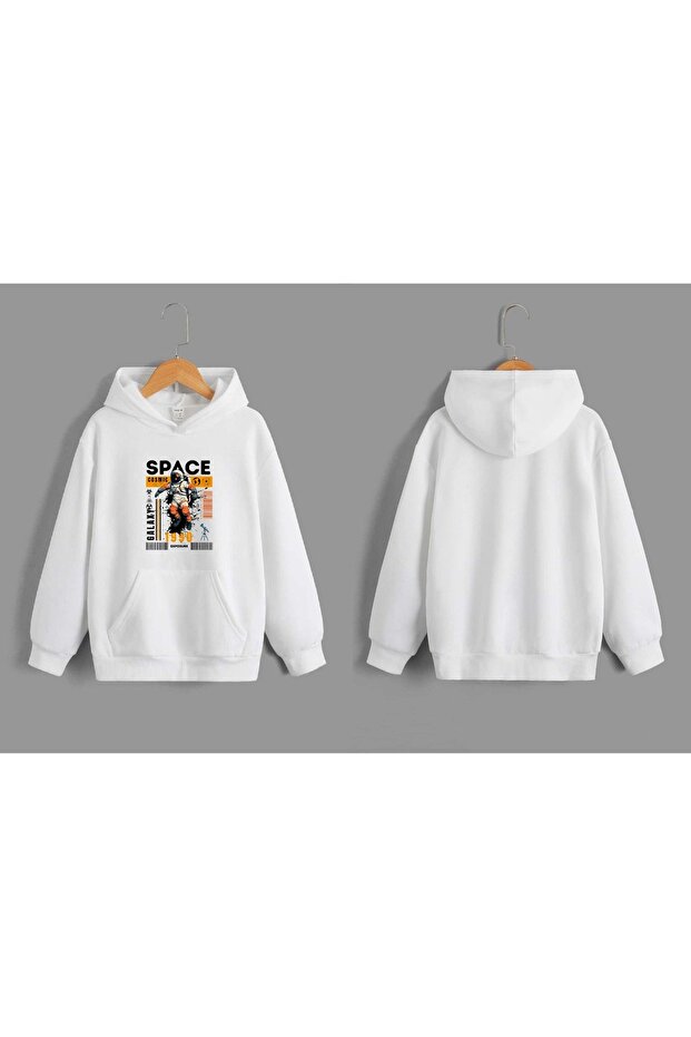 Oversize Spandex Printed Unisex Sweat-Shirt