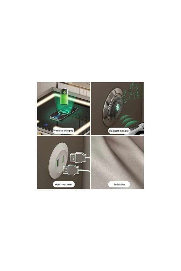 Smart Multifunctional Bedside Table - 4