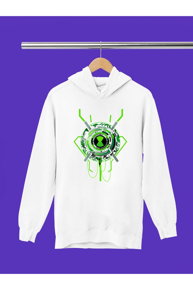 Ben10 Printed 3-Yarn Quality Soft Texture Hooded Children's Sweatshirt
