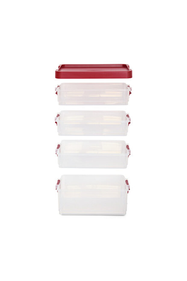 Saklama Kutusu, Üst Üste Dizilebilir - 5