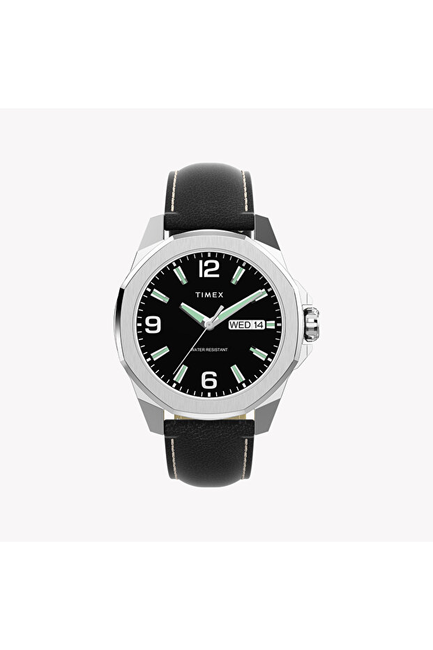Men's Quartz Watch, Silver/Black | Tw2w92900