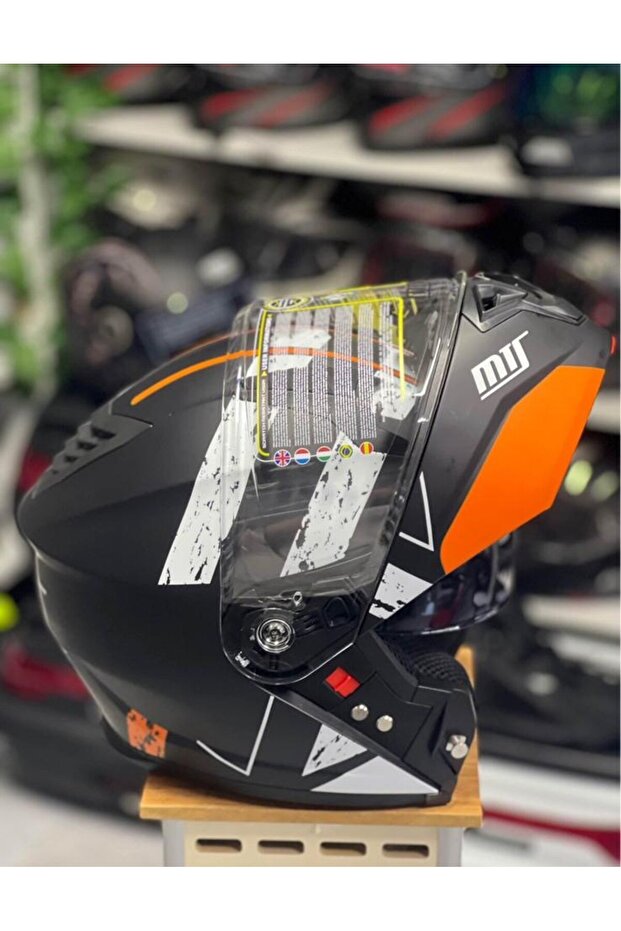 PRO HELMET ŞEFFA VİZÖR KASK - 5