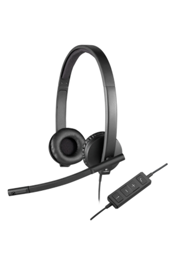 H570e USB Stereo Headset cu microfon, negre - 1