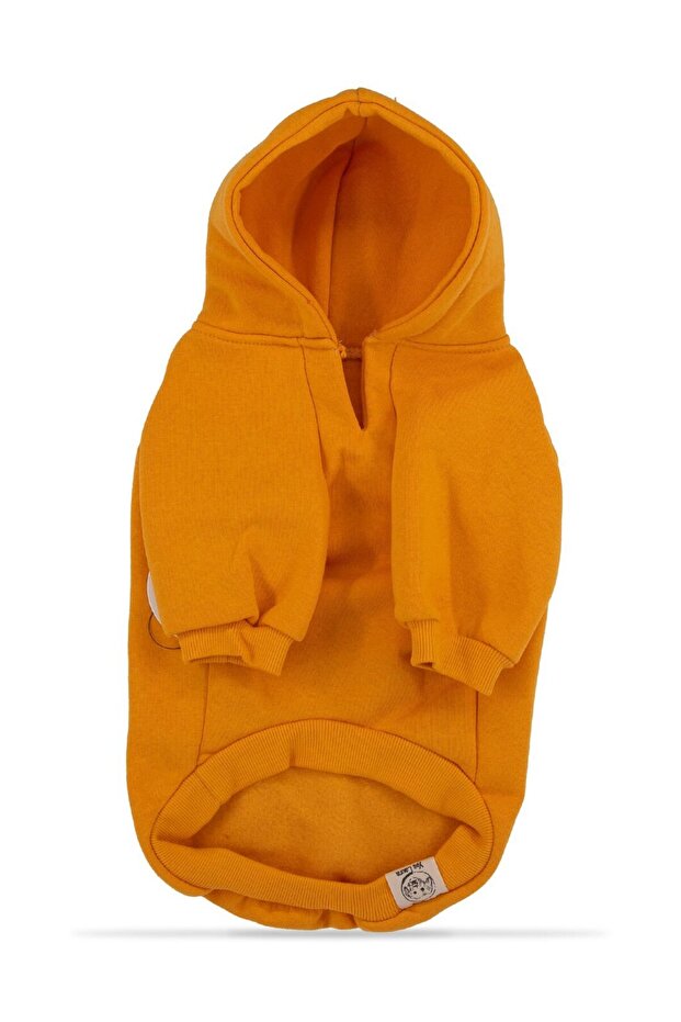 Mustard Yellow Hooded Sweatshirt