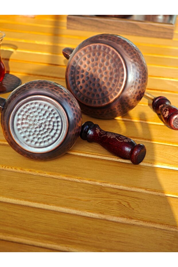 Mini Size Copper Teapot Oxide - 4