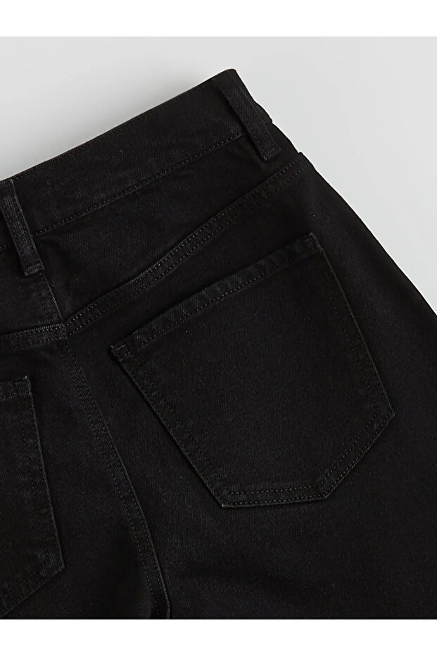 Black Wideleg Women's Jeans