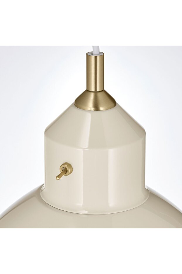 مصباح معلق، لون بيج فاتح - 5