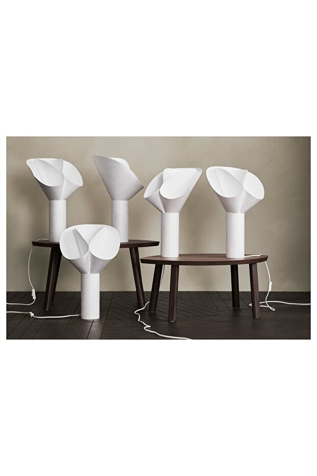 مصباح طاولة، أبيض، 50 سم - 5