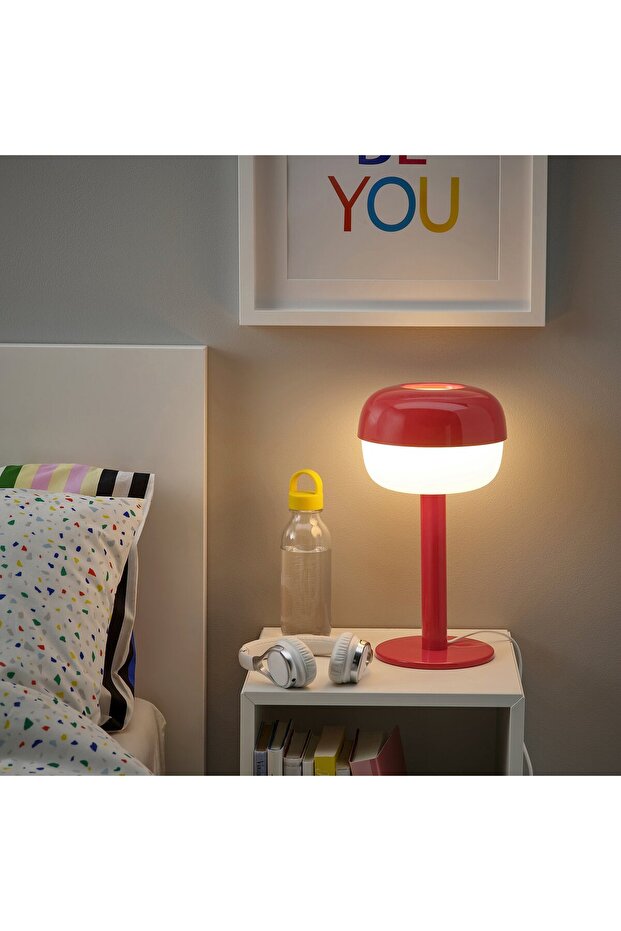 Table lamp, red, 36 cm - 3