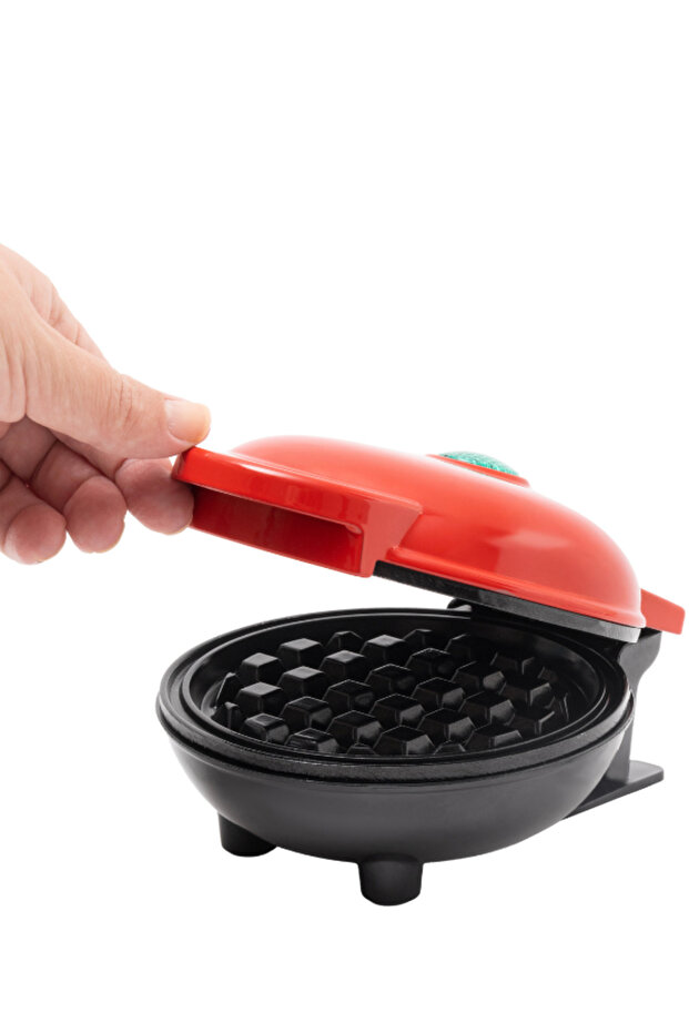 Wp-Mk03 Mini Waffle Machine Red Diameter 12cm - 4