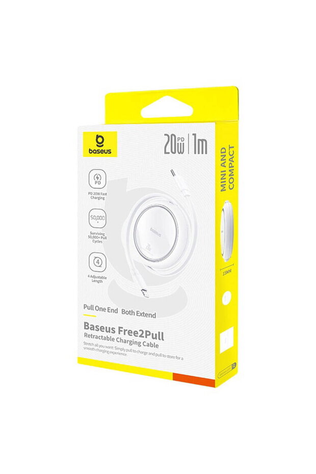 Cablu Free2Pull USB-C la iP 20W (alb) - 6