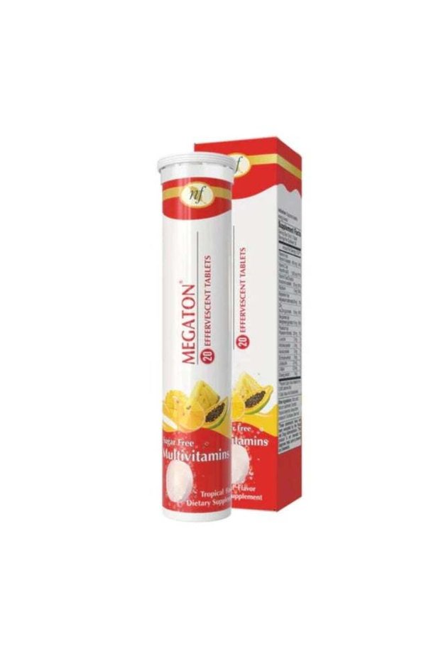 Megaton Effervescent Multivitamin, 20 Tablets