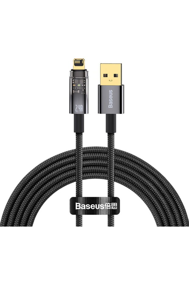 Explorer USB to Lightning Cable, 2.4A, 2m black - 7