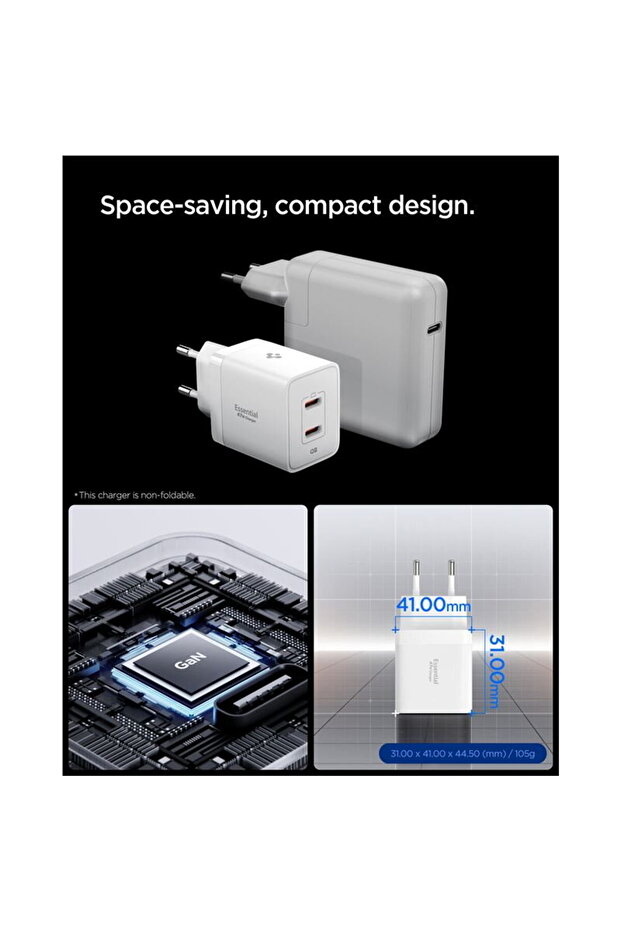 EE472EU GaN 2xUSB-C 47W Alb - 6