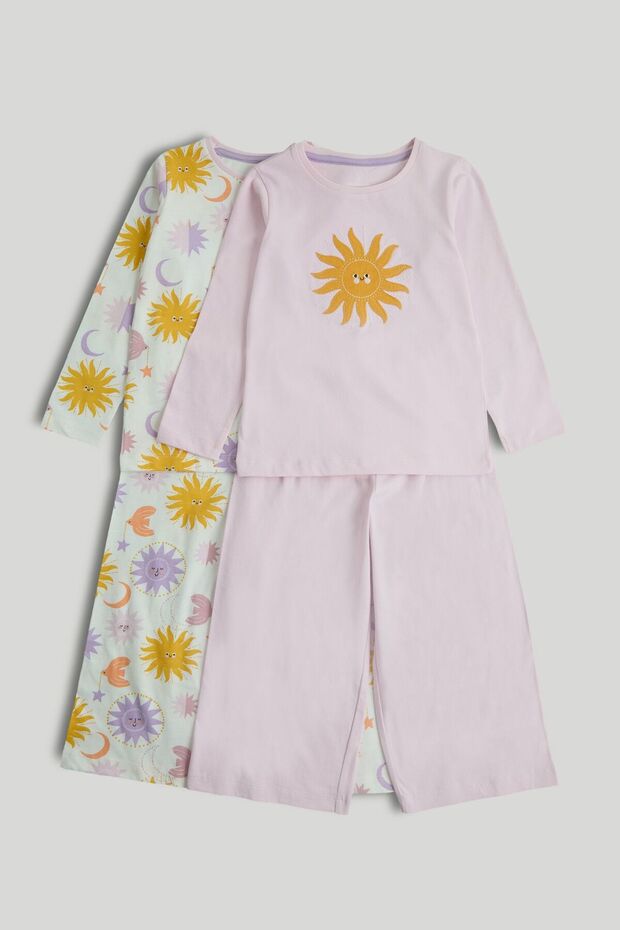 طقم بيجامات شمسية مكون من قطعتين - 4