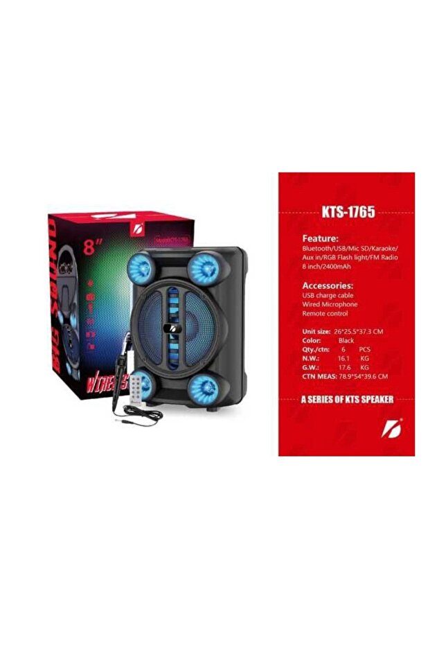 Boxa bluetooth Engros, USB, Microfon, KTS-1765 - 1