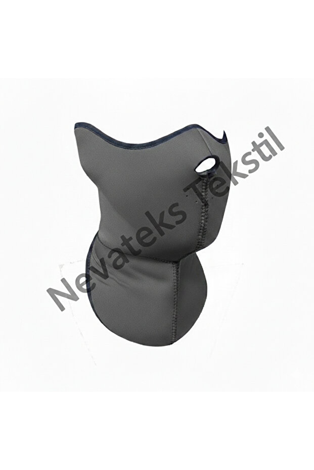 Motorcycle Scooter Bike Winter Mask with Ears Gray