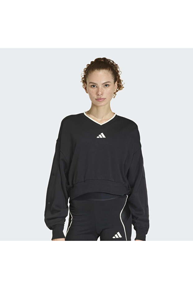 Stadium Women's Black Sweatshirt (Kc4980)