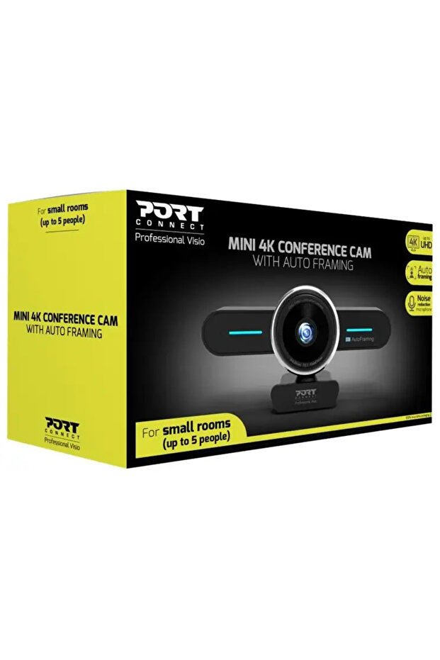 Cameră web 4K stereo, Negru - 1