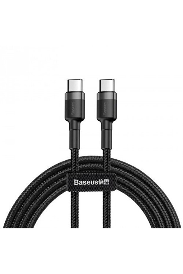 Cablu USB C Cafule, 2m, Negru, Gri - 1