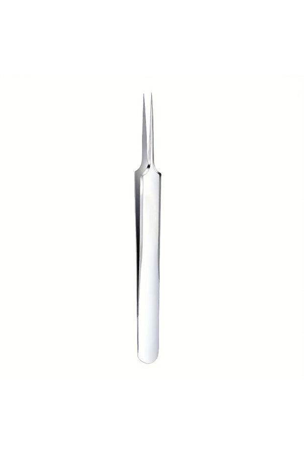 Silvery 1 pcs 1 Pack Extra Fine No. 5 Cellular Acne Blackhead Tweezers - Facial Beauty Remove Acne N