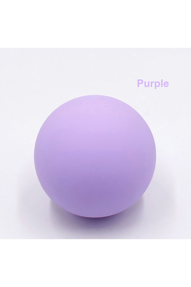 Purple Massage Lacrosse Ball For Muscle Relax Shoulders Neck Back Foot Body Deep Tissue Trigger Poin