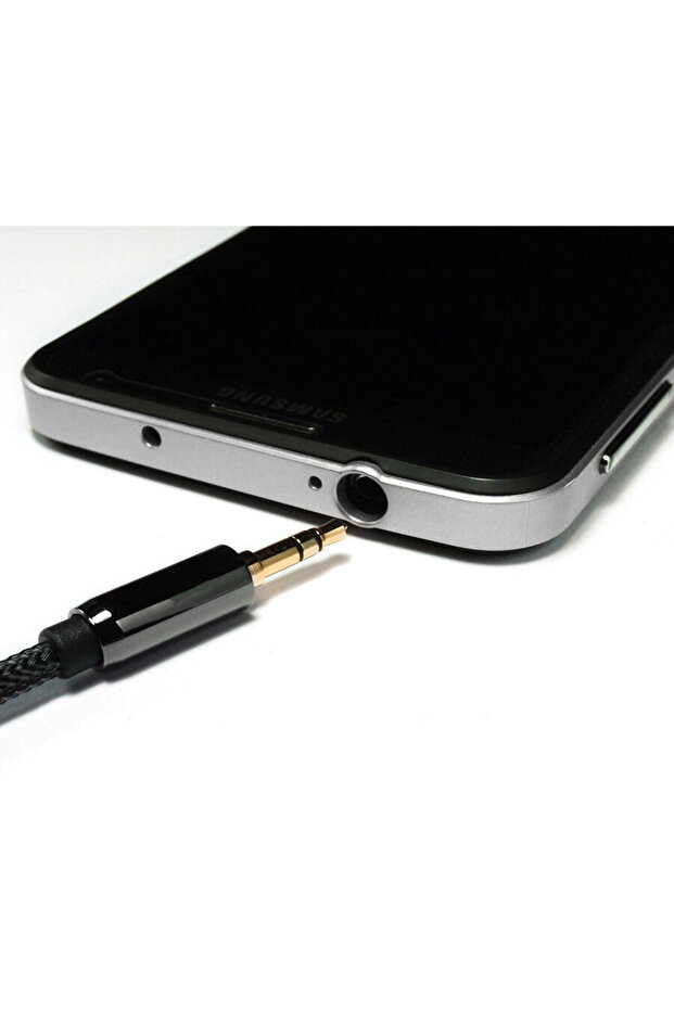 universal mini jack cable 2x AUX cable 2 m black - 7