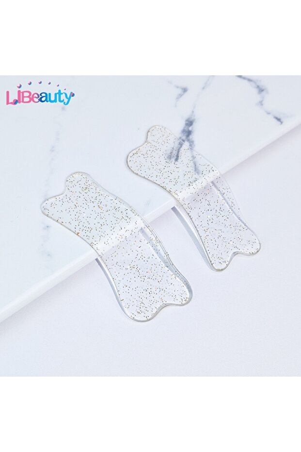 وسادات العين الجديدة الشفافة من SF-Transparent Libeauty على شكل دب، قابلة لإعادة الاستخدام، مصنوعة من السيليكون لحماية ظلال العيون وتطويل الرموش