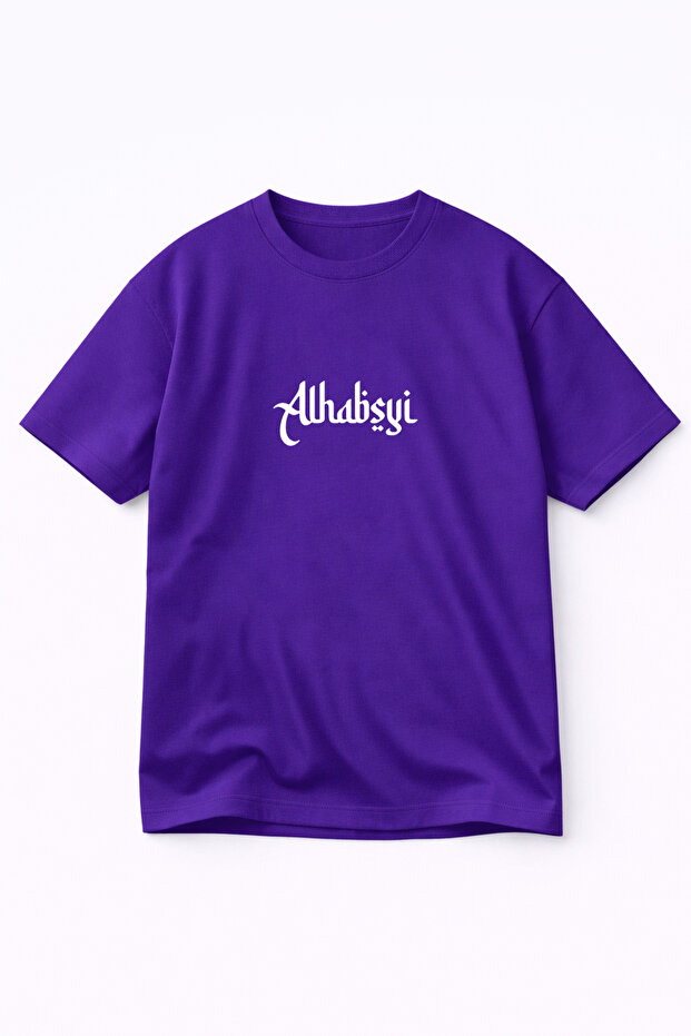 Arabic Writing Printed T-Shirt / T-Shirt Oversize Unisex 100% Cotton Comfortable Fit