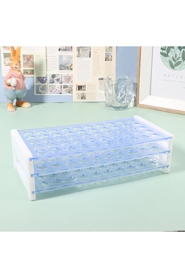 Rectangle Eyebrow Brush Tube Display Stand Eyelash Brush Storage Bracket Tweezers Lipstick Storage A